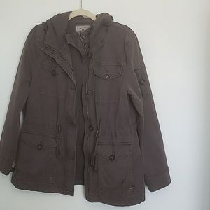 EUC GH BASS hooded utility jacket, faded d…